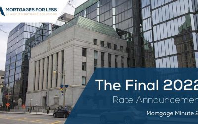 Mortgage Minute 20: Bank of Canada Raises Rates for the Last Time in 2022