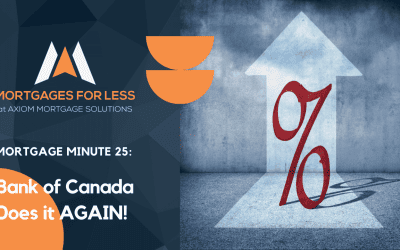 Mortgage Minute 25: Bank of Canada Raises Rates AGAIN!