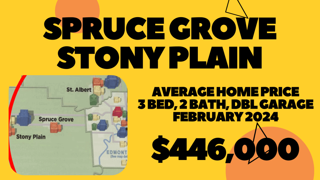 Spruce Grove Stony Plain Real Estate Home Prices February 2024