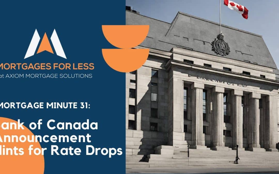 Mortgage Minute 31: Hints For Rate Drops Coming